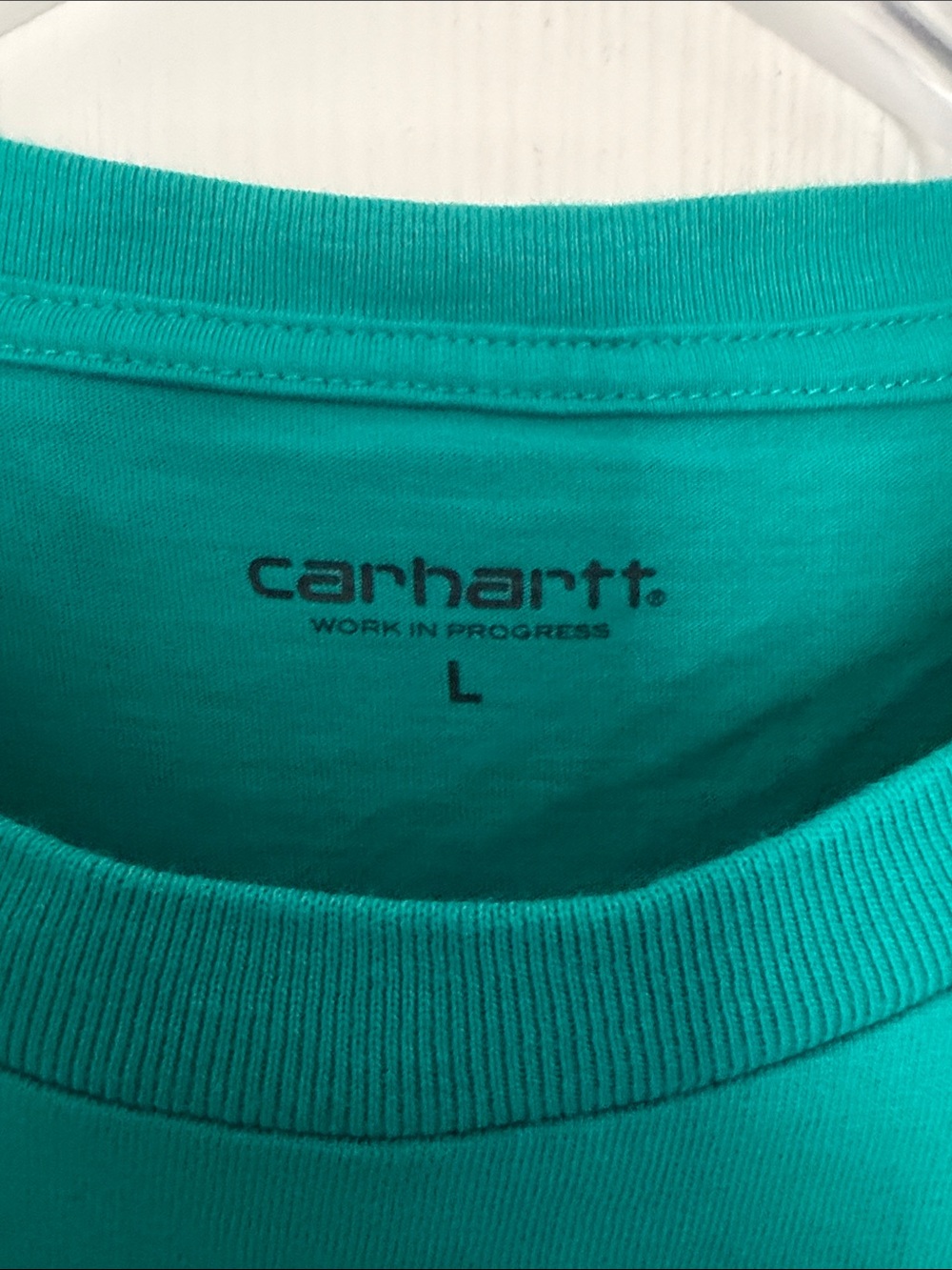Carhartt Teal Short-Sleeve Pocket Tee - Picture 2 of 13